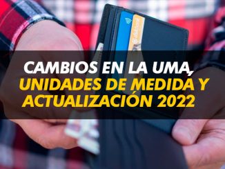 Cambios en la UMA 2022 Unidades de medida y actualización, Modalidad 40